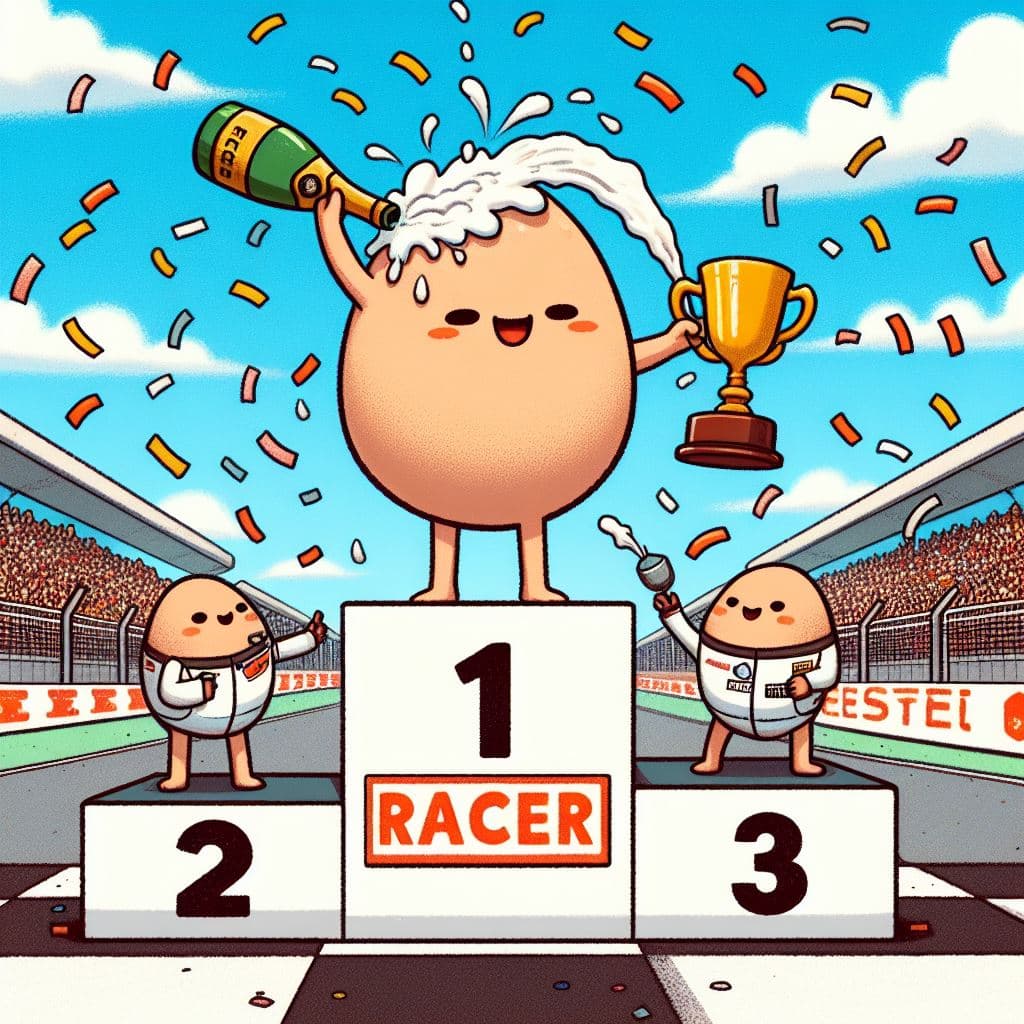 First place racer